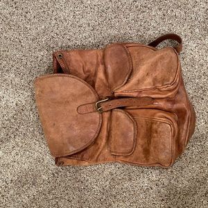 COPY - Vintage Italian Leather Backpack